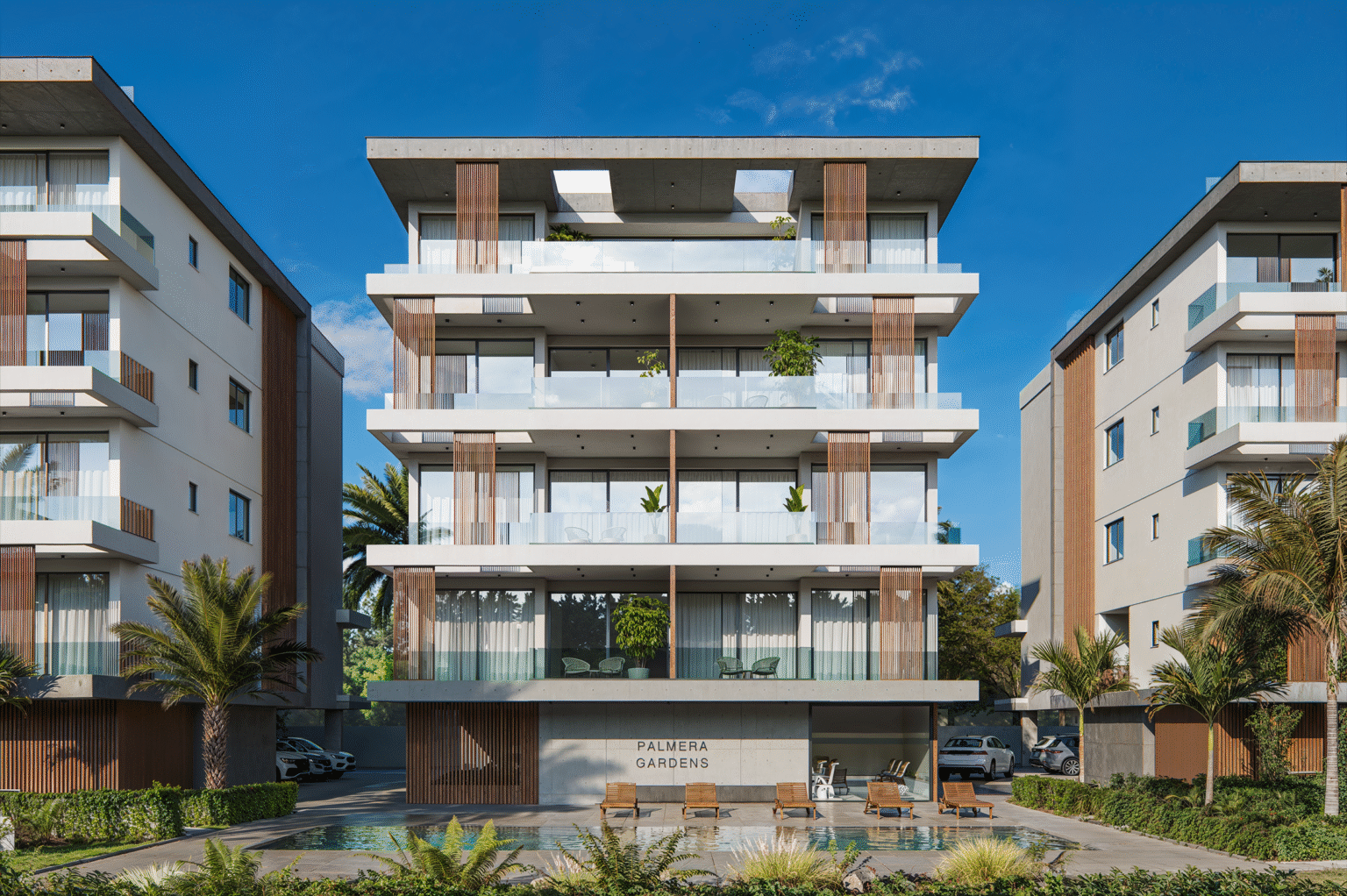 Palmera Gardens residential buildings in Kato Polemidia, Limassol